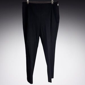 Talbots Navy Blue Curvy Straight Leg Pants